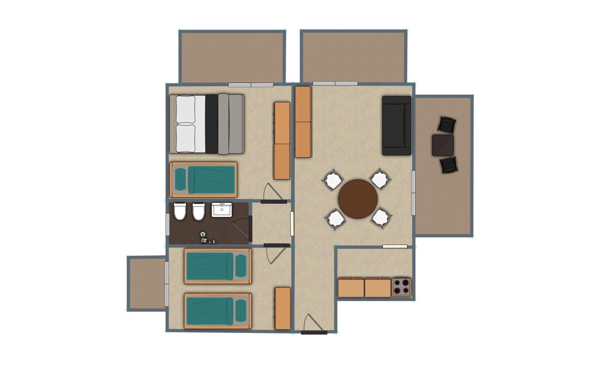 Residence Rainbow Bellaria-Igea Marina Kamer foto